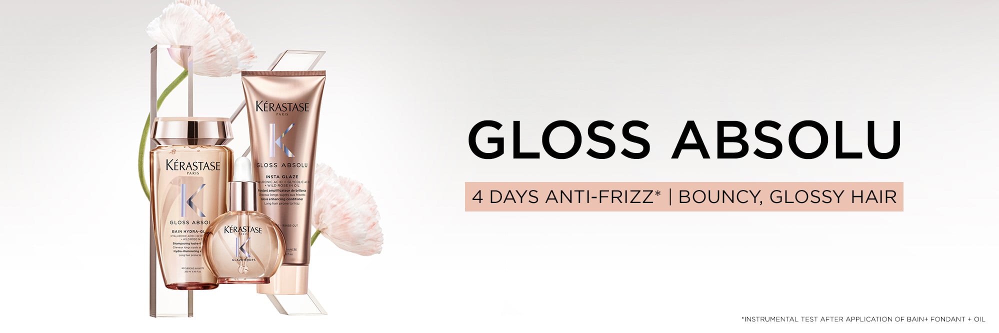 Kérastase Gloss Absolu Range - Lightweight 4-Day Anti-Frizz Haircare